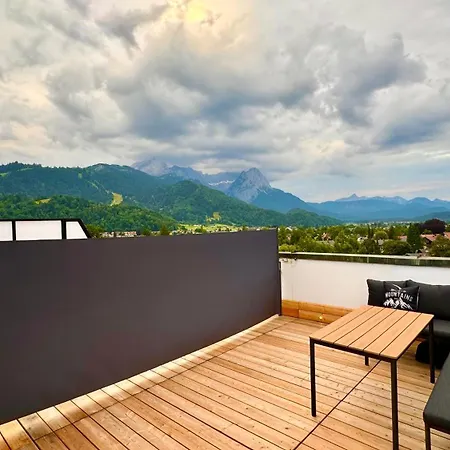 Dachterrasse Panorama-glueck Ii 가르미슈파르텐키르헨