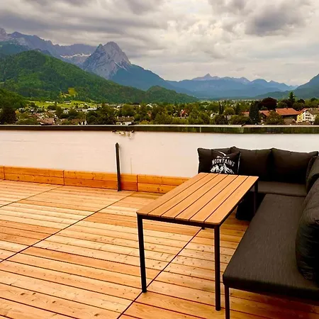 Dachterrasse Panorama-glueck Ii 가르미슈파르텐키르헨