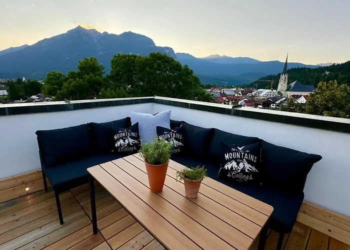 Dachterrasse Panorama-glueck Ii Apartmán Garmisch-Partenkirchen